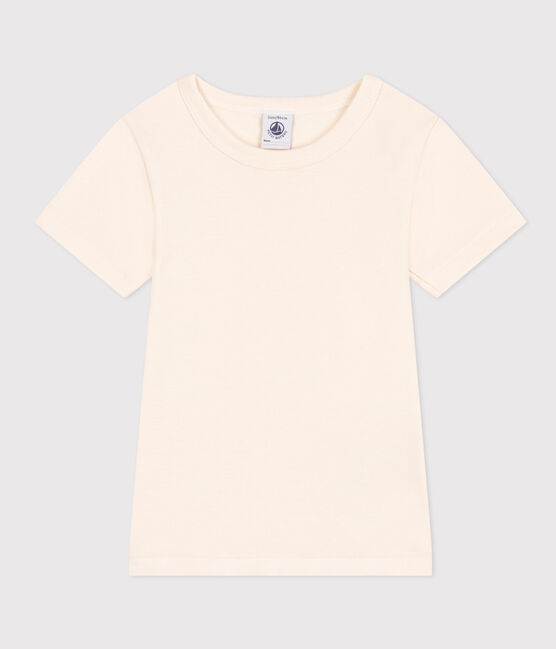 T-shirt a maniche corte in cotone ecru AVALANCHE