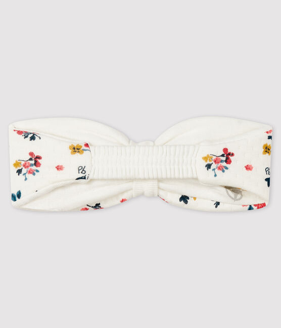 Fascia a fiori bebè femmina bianco MARSHMALLOW/bianco MULTICO