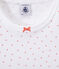 Camicia da notte bambina con stampa a cuori bianco ECUME/rosa ROSE