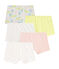 Lotto da 5 shorty bambina variante 1