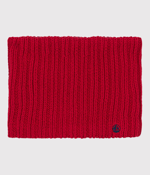 Snood bambino unisex rosso