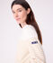 T-shirt marinière in cotone Donna beige MILK/ CAJOU