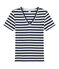 T-shirt iconica donna blu SMOKING/grigio BELUGA