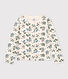 Cardigan in tubique stampato bambina