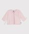 Brassi&egrave;re con incrocio in maglia traforata di misto lana e cotone neonato BARELY