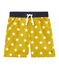 Short da spiaggia bambino giallo BAMBOO/bianco MARSHMALLOW