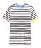 T-shirt iconica donna bianco/blu