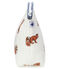 Borsina a costine bianco MARSHMALLOW+CARMIN/rosso MULTICO