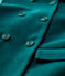 Cappotto bambina in drap di lana verde PINEDE