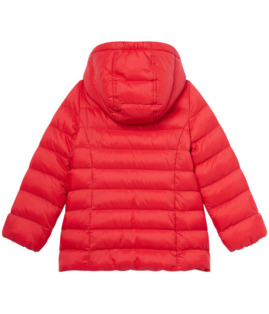 Piumino per bambina con cappuccio rosso FROUFROU