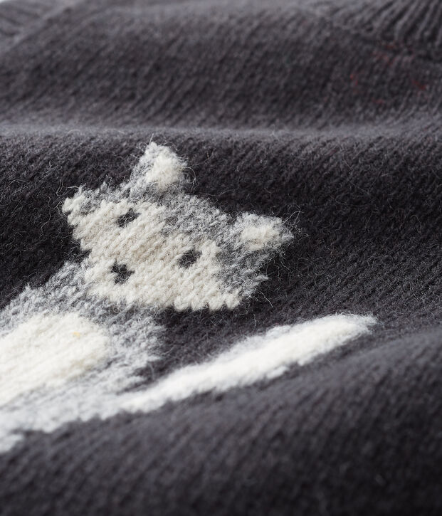 Pull senza maniche beb&egrave; maschio grigio