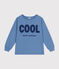 T-shirt a maniche lunghe in jersey sottile bambino blu BEACH