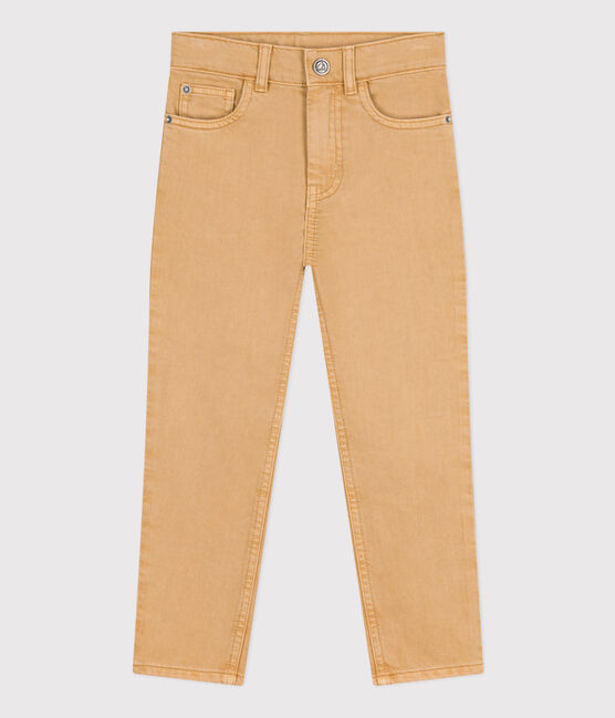 Pantalone in denim bambino beige TOURONE