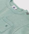 T-shirt a maniche corte in cotone tinta unita neonato verde PAUL