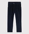 Pantaloni in velluto bambina blu SMOKING
