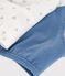 Set di 2 brassière in cotone ed elastan con cuore bambino variante 1