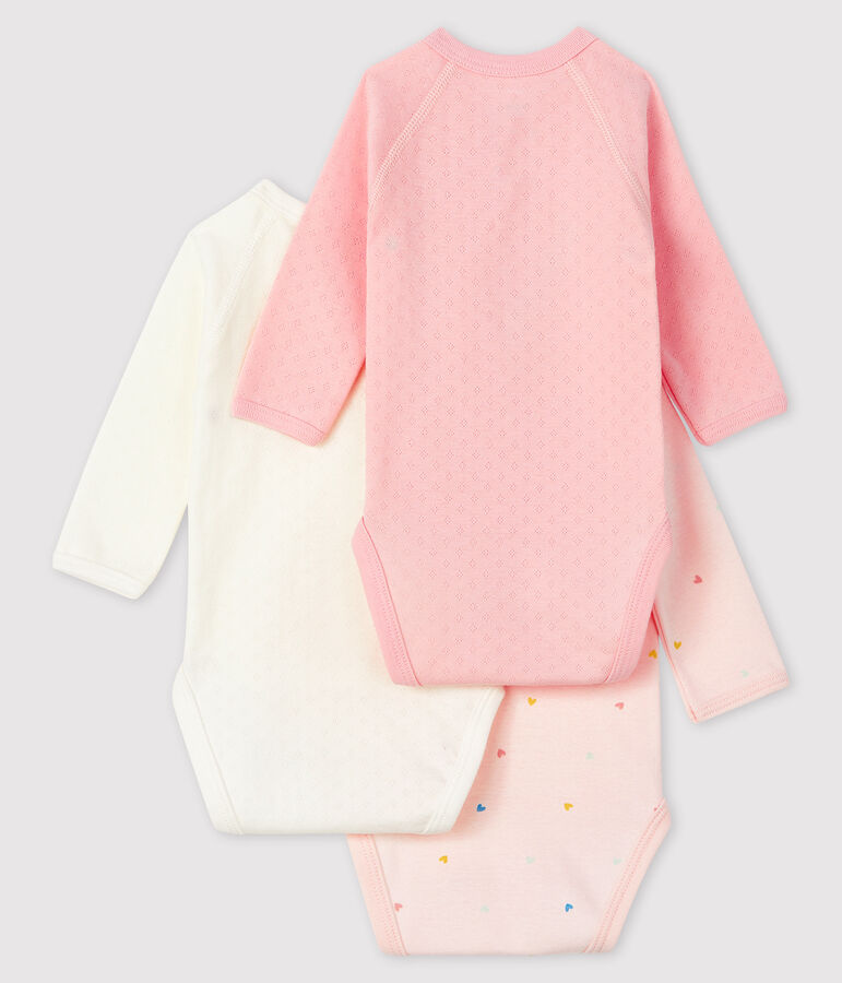 Confezione da 3 body nascita a maniche lunghe beb&egrave; variante 2