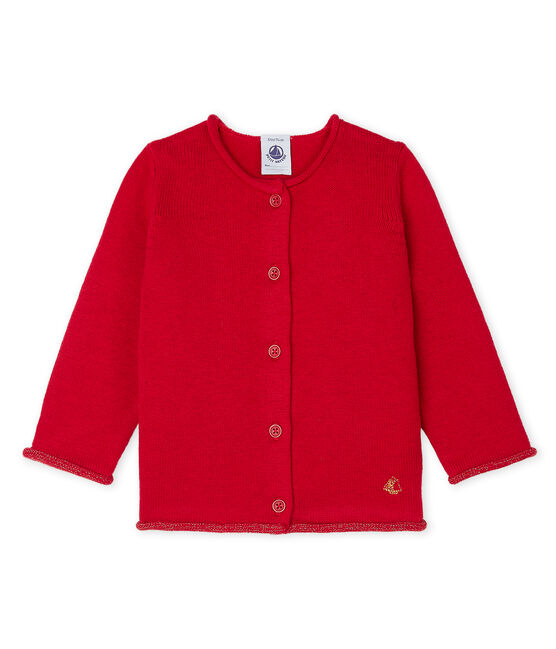 Cardigan Essenziale Bambina In Maglia Di Lana E Cotone Petit Bateau