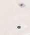 T-shirt bambino in jersey fiammato bianco MARSHMALLOW