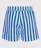 Shorts da mare a righe bambino DELPHINIUM/ MARSHMALLOW