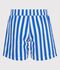 Shorts da mare a righe bambino blu/bianco