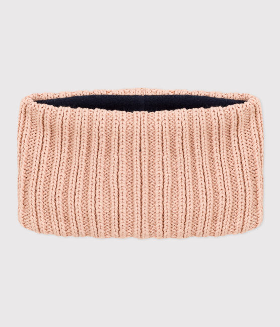 Snood in maglia con fodera in pile bebè bambino unisex rosa SALINE