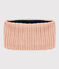 Snood in maglia con fodera in pile bebè bambino unisex rosa SALINE