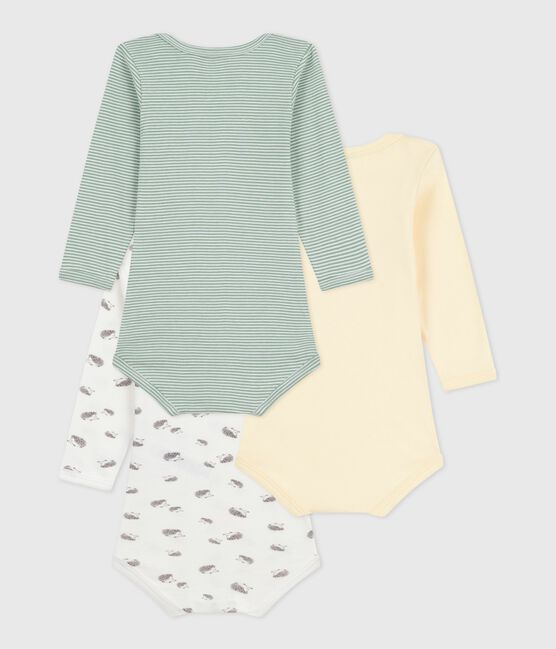 Set di body a maniche lunghe in cotone con stampa di ricci neonato variante 1