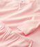 Pigiama bambina/bambino tinta unita in cotone e Lyocell rosa MINOIS