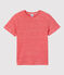 T-shirt L'ICONIQUE in lino donna rosso PEPS/rosa ECUME