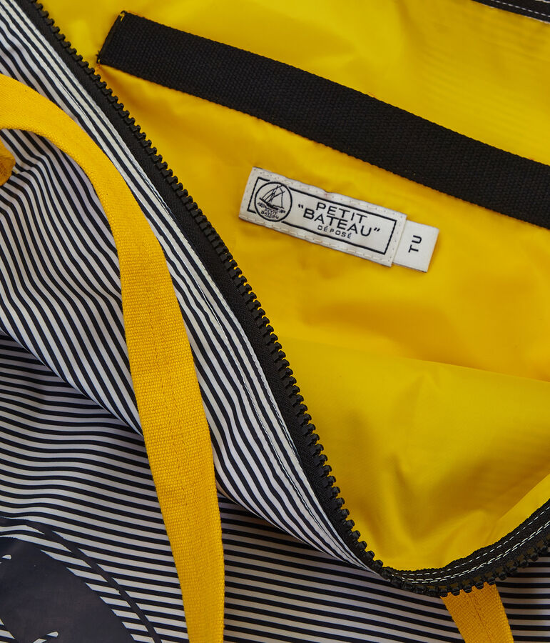 Borsa super leggera blu/bianco