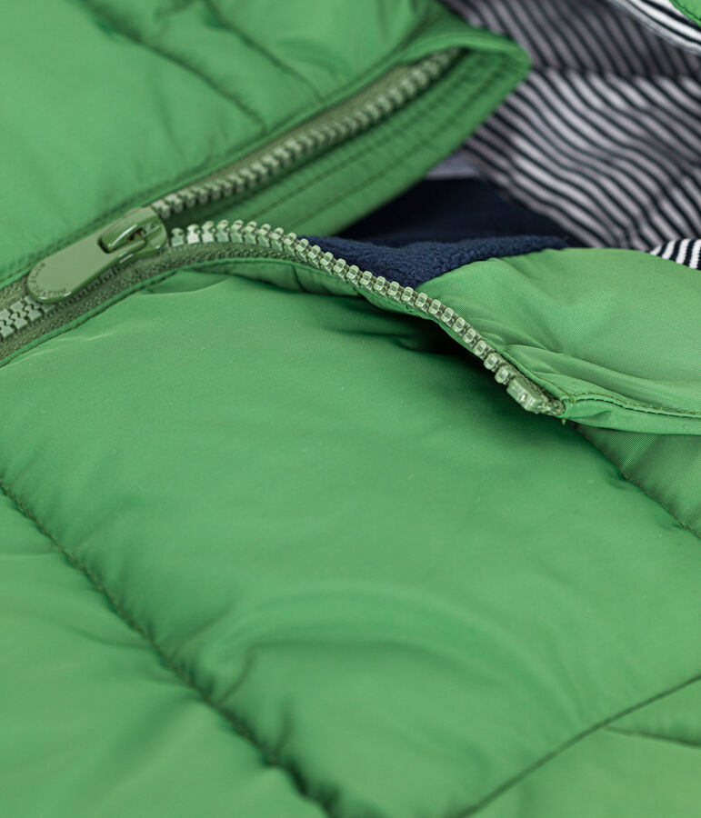 Piumino bambino unisex verde