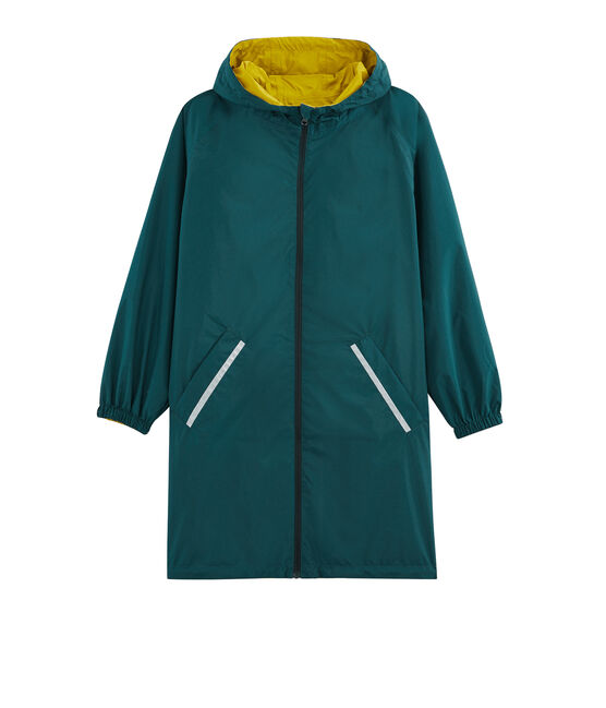Giacchetta lungo reversibile donna giallo BAMBOO/verde PINEDE