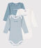Set di 3 body a maniche lunghe in cotone neonato variante 2