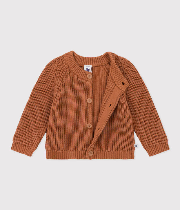 Cardigan in tricot di cotone beb&egrave; ALEZAN