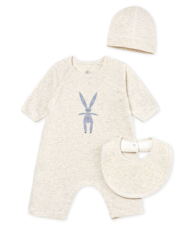 Cofanetto regalo 3 pezzi beb&egrave; unisex multicolore