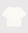 T-shirt LE BOXY in cotone donna bianco MARSHMALLOW
