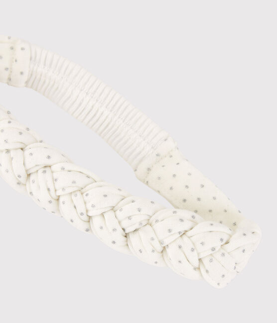Fascia in cotone bebè. bianco MARSHMALLOW/grigio ARGENT