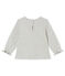 Blusa per bebé femmina con volants grigio BELUGA CHINE