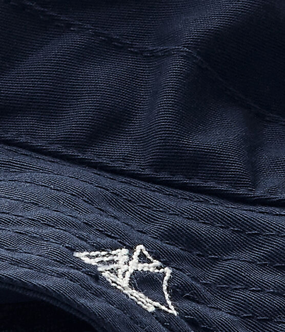 Bob per bebè maschio in twill blu SMOKING