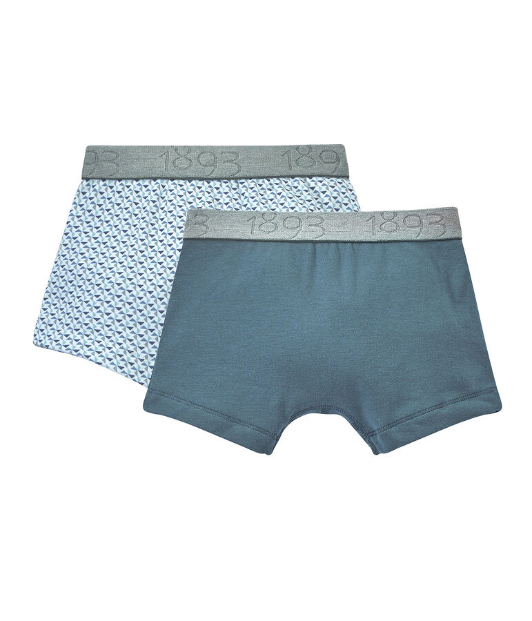 Lotto di 2 boxers per bambino bianco