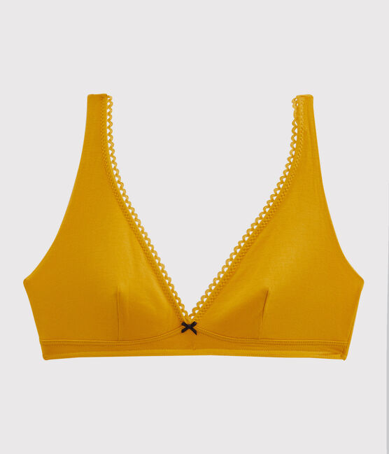 Reggiseno a triangolo donna giallo BOUDOR