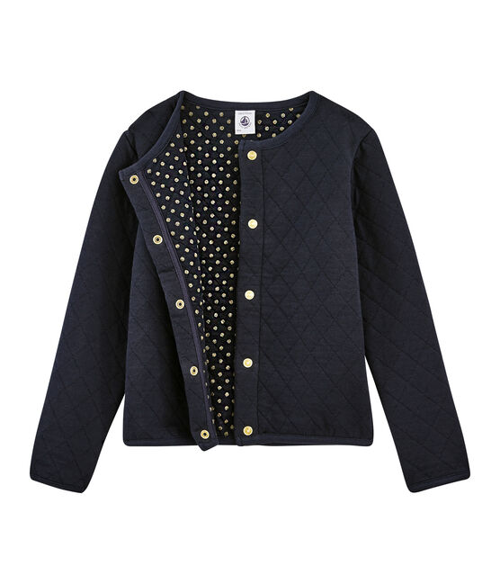 Cardigan bambina blu SMOKING