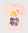 T-shirt a maniche corte bambina rosa MINOIS