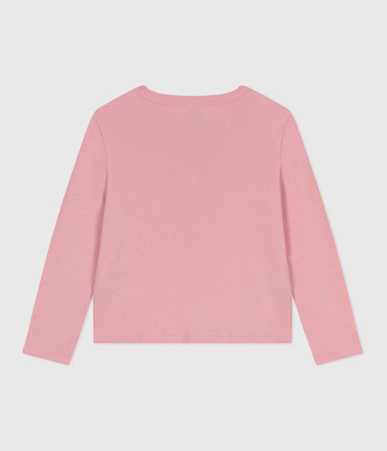 Cardigan in cotone tinta unita bambino rosa CHARME