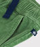 Pantaloni dalla linea dritta in velluto bambino verde PALMERAIE