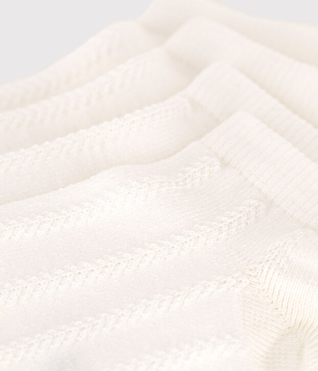 2 paia di calzini in cotone tinta unita bambino multicolore