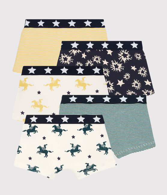 Confezione da 5 boxer bambino in cotone variante 1