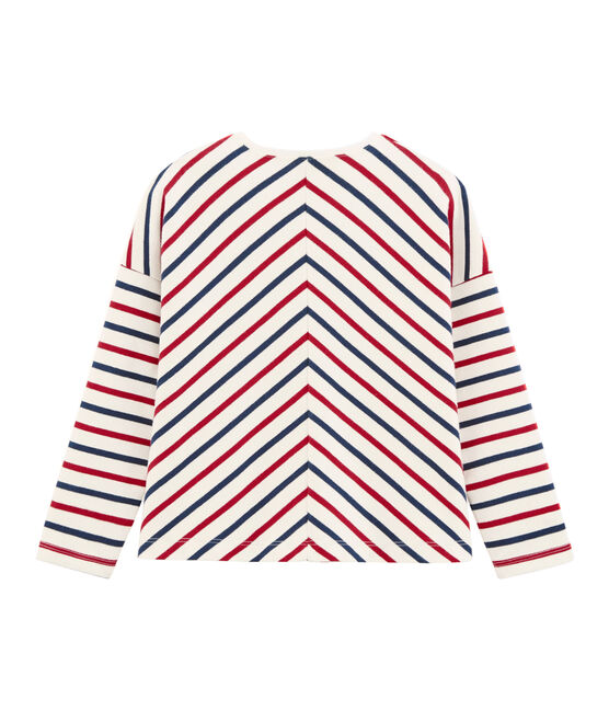 Marinière bambina bianco MARSHMALLOW/bianco MULTICO