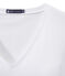 T-shirt donna con SCOLLO A V in jersey leggero bianco ECUME